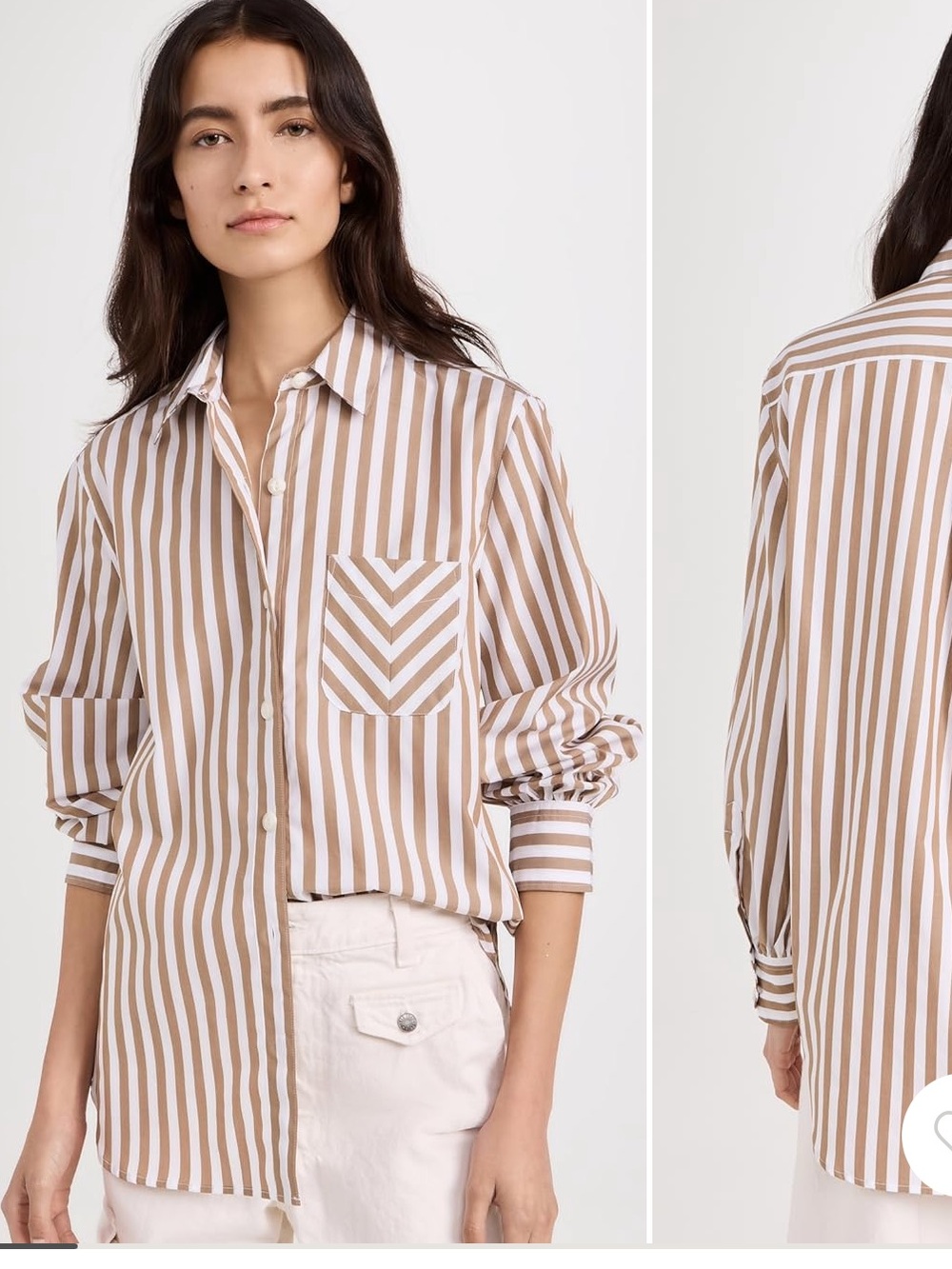 Rag & Bone Maxine Stripe Cotton Button-Up Shirt